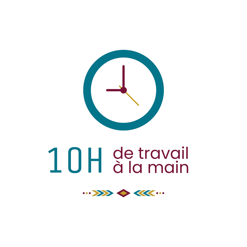 Mobile Savane pour bébé (55 cm x 20cm) - La Girafe qui voulait découvrir le monde